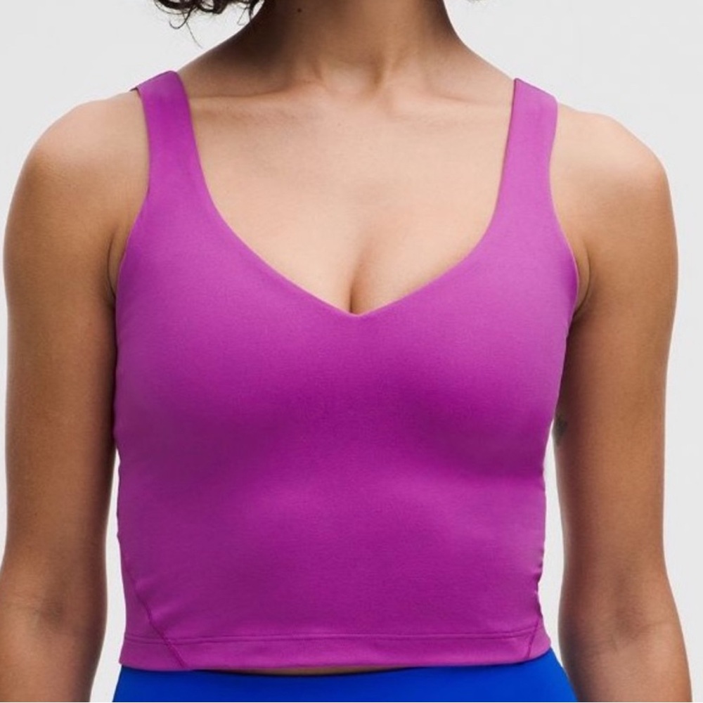 Lululemon Athletica Purple Tank Top Seamless Design